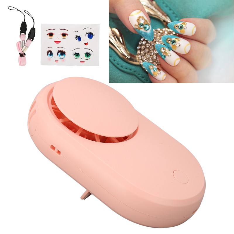 Eyelash Fan Dryer 3 Level Control No Leaf Design Quiet