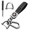 [InnoWave] Keychain, Compatible Alphard Genuine Leather Car Key Chain, Car