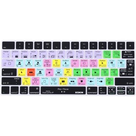XSKN Final Cut Pro Shortcut FCP Hotkey Function Keyboard Cover Skin for 2015 Released Magic Keyboard MLA22LL/A MLA22B/A A1644 (EU&US Layout, Magic Keyboard A1644)