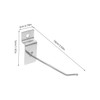 ABOOFAN 20pcs Slatwall Hooks Commercial Grade Retail Store Hook Display