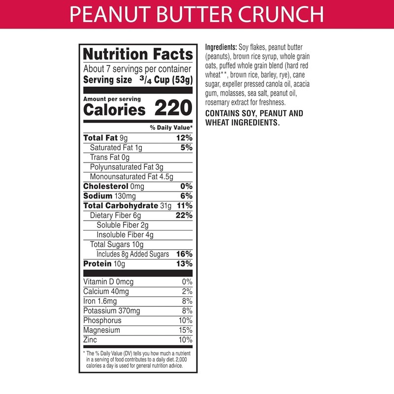Generic.Kashigo.Cold Breakfast Cereal - Vegan Protein - Fiber Cereal -