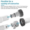 Dimakung 4 Pack 1.25" to 1.5" Pool Hose Adapter A