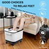 Heated Foot Spa Bath with Bubble Massage, Pedicure Attachments, Vibration