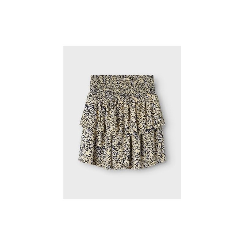 Name it kids Girls' Nkftirulle Skirt, Pastel Yellow
