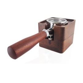 Coffee Tamper Holder, Coffee Tamper Station, Wooden Coffee Filter Tamper Stand, Coffee Tamper Mat Stand, Coffee Filter Tamper Holder for 51 mm, 53 mm, 54 mm Portafilter