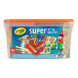 Crayon Set Creativo Super Art Tube Con Mas De 170 Pzas Crayon