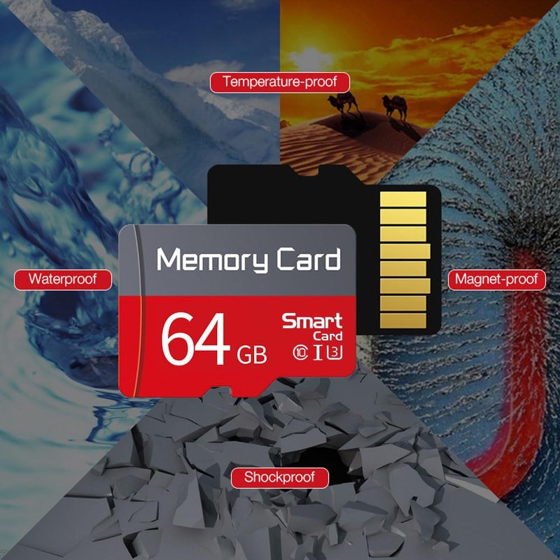 64GB TF Memory Card, Class 10 UHS-I Ultra High Speed