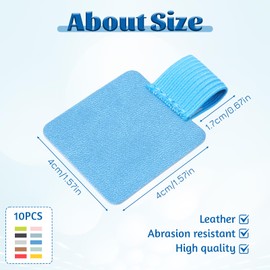Alrhso 10Pcs Journal Pen Loop Holder for Notebook Adhesive Pen Loop Holder for Notebooks Pencil Holders Elastic Planner Journals Calendars, Mixed Color