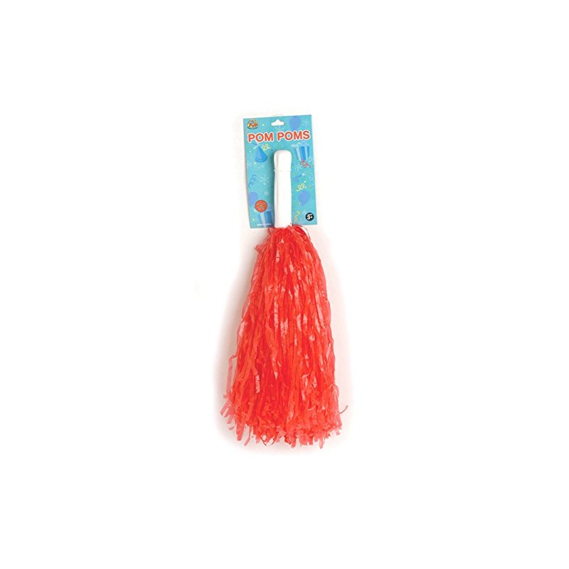 U.S. Toy Pom Poms/Red, 15 inches (SS-UST-KD8-04)