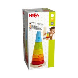 HABA 2010995001 plug-in tower colourful August-Grosch-Straße 28-38 96476 Bad Rodach tower stack toy, colourful, 7 cm