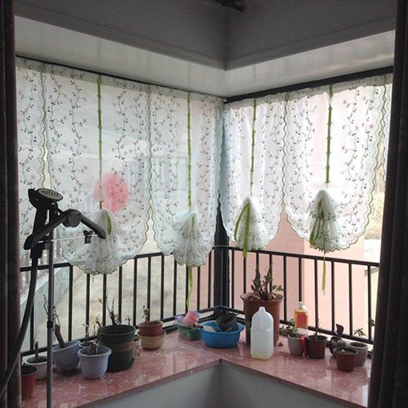 Spring Tension Rods, Adjustable Spring Loaded Expandable Small Curtain Tension