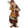 FADEDA Shepherd with Sheep on Shoulder/Height: 9 cm/Hand-Painted/Detailed Nativity Scene
