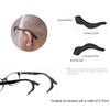 PTSLKHN Soft Silicone 10 Pairs of Glasses Anti Slip Ear