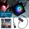 ATX/EPS 20/24 Pin ATX 24 Pin Red LED Switch On/Off