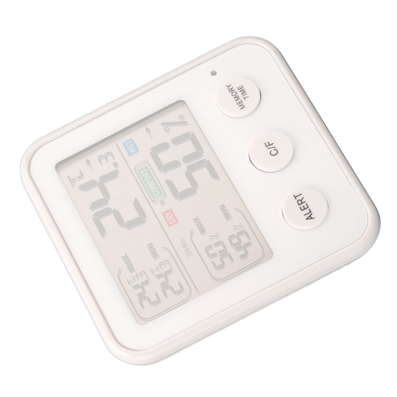 Room Thermometer 3.7in LCD Display High Accuracy Comfort Level Indicator