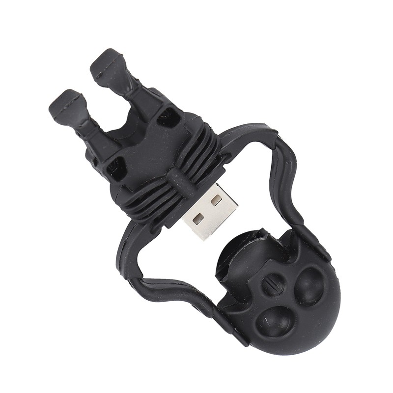 Cartoon U Disk Black Skull Appearance High Speed Bulk Storage