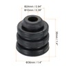 PATIKIL 1.4"x1.4" Refrigeration Compressor Rubber Mounting Feet, 6 Pack Foot