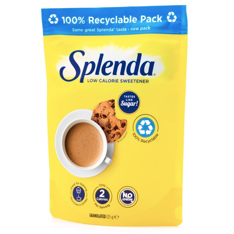 SPLENDA No Calorie Sweetener Granulated Sugar Substitute 125g Pouch
