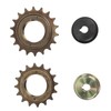 2PCS Freewheel Left Drive Adapter Set Iron 16T 18T Bike