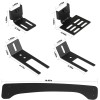 2-15 LED Green White Visor Light Bar Interior Upper Windshield