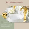 Cinwiny Swan Faucet Bathroom Sink Faucet Polished Gold Swan Shaped