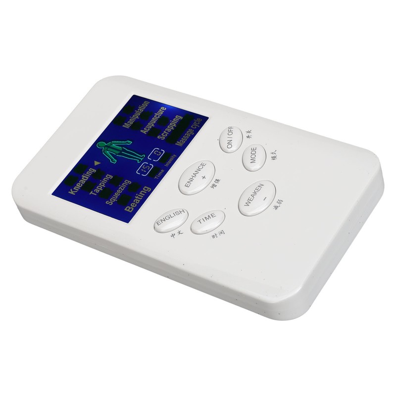 Dual Output Muscle Stimulating Machine Multifunctional Rechargeable Electronic Pulse Massager