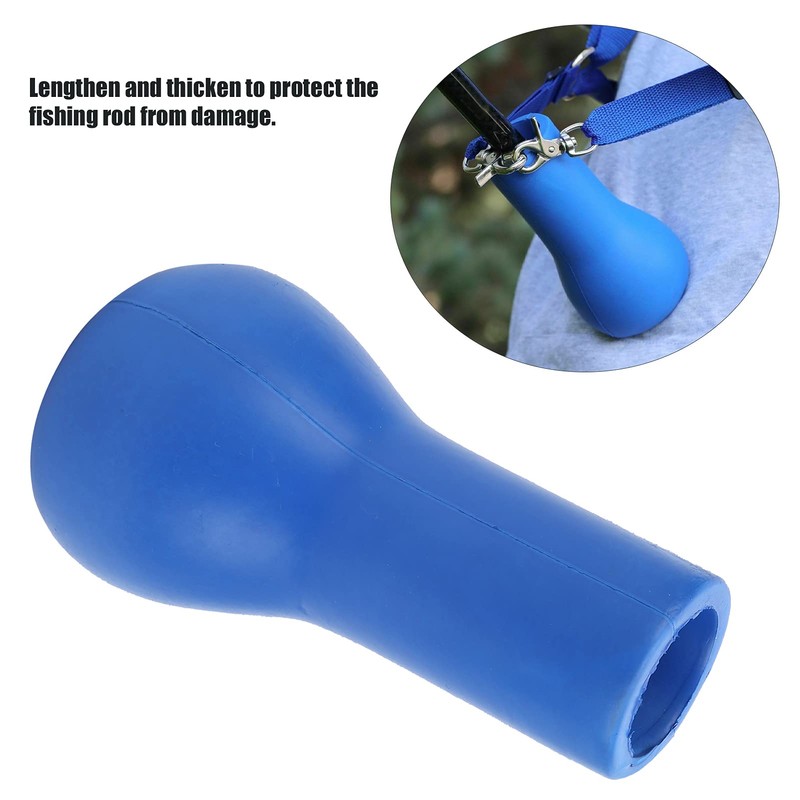 Fishing Rod Holder Shock‑Absorbing Fishing Rod Butt Cushion Portable Belly