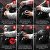 4R Quattroerre.it Checks Trim Stripe Checkered Adhesive Strips, Black and