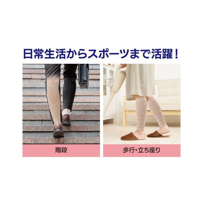 Dr.PRO Thin Compression Calf Support, Senior Walking Support, Stairs, Sitting,