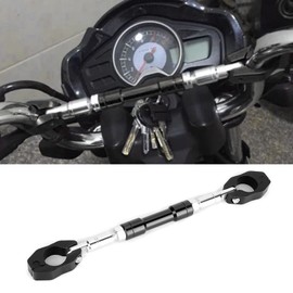 AOWINHIT Universal Adjustable Aluminium Alloy Motorcycle Balance Cross Handlebar Strengthen Lever Bar (Black),Suspension System Modification