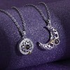 JSDDE BFF Necklace for 2 Friendship Necklaces Moon and Sun