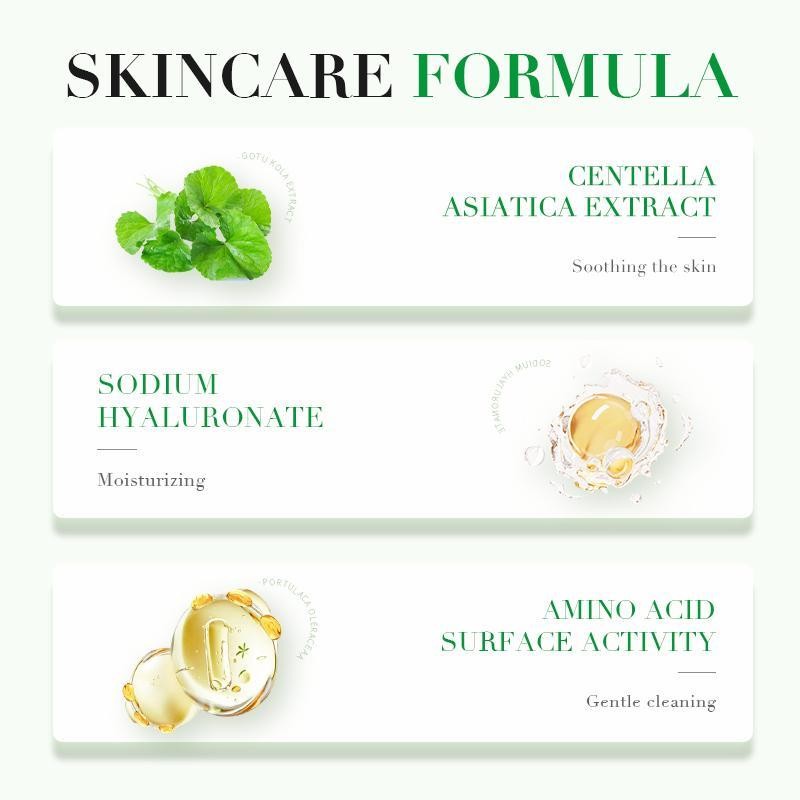 L Centella foam facial mask can remove black and control