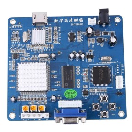 DIY Retro Arcade VGA/RGB/CGA/EGA/YUV TO HDMI Video Output Converter Board HD for Arcade Blue