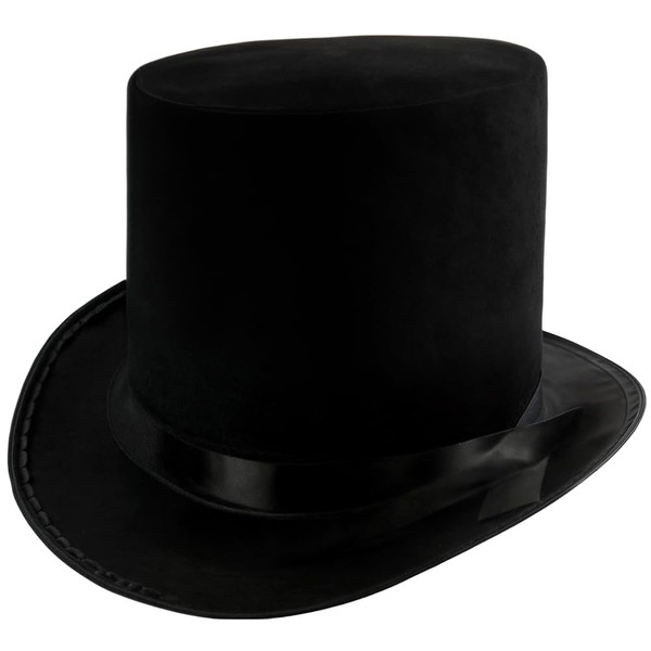 12,7 cm fieltro Negro parte superior Hat – Gentleman 12,7