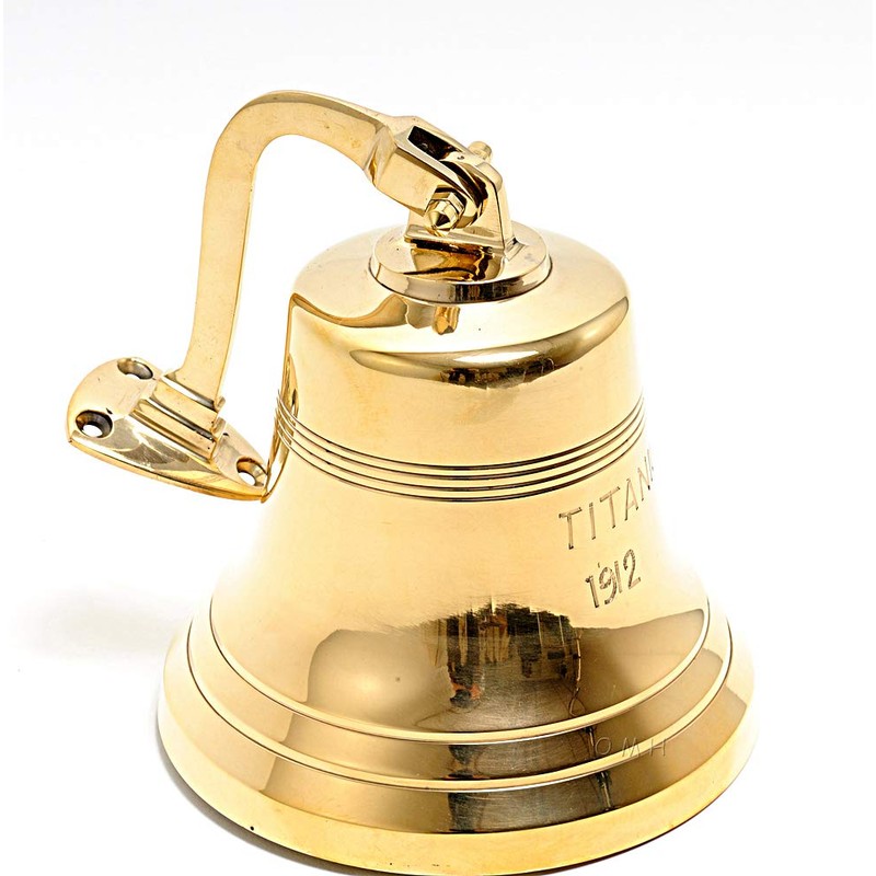 Old Modern Handicrafts 6-Inch Titanic Ship Bell - Golden Titanic