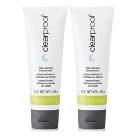 2 Mascarillas Limpieza Profunda Carbon Activado Marykay 114g Tipo De Piel Grasa