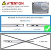 LENTION MacBook Air 2018 13 inch Hard Case with 3