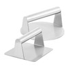 KONTONTY 2Pcs Stainless Steel Burger Press Patty Maker Tool for