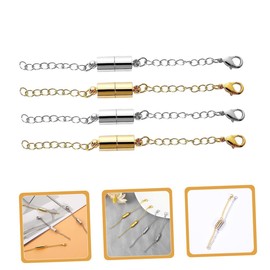 Operitacx 8pairs Necklace Extenders with Lobster Clasp Jewelry Extenders for Necklaces and Anklets and Chain Connectors