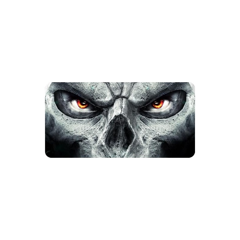 Skull Eyes Photo License Plate