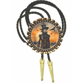 Neckties clothing accessories photo art custom made bolos A Scarcrow Art Bolo Tie Men's Accessory Neckties Men Wear