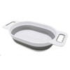 SAMMART 5L (1.3 gallon) Over The Sink Oval Colander (1,
