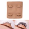 Replacement Eyelids for Lash Mannequin Head Removable Eyelids with Eyelashes