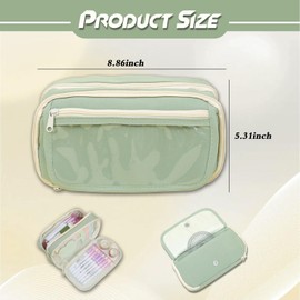 DECUIOCC Premium Multi-Functional Pencil Case - Organized Storage for Stationery Items - Durable and Spacious Etui Crayon for Students and Office Workers