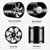 Round Inline Booster Duct Fan Exhaust Ventilation Fan with Low
