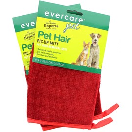 Evercare Pet Hair Remover Glove Pic-Up Mitt - 2 Pack
