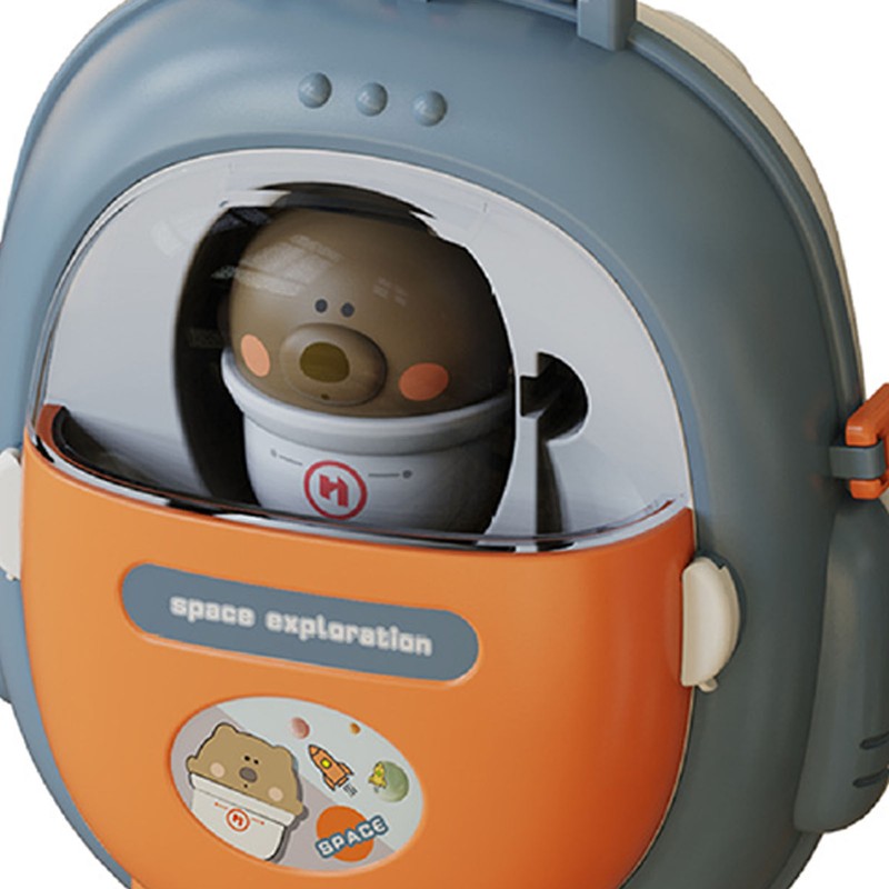 Stimulation Pretend Backpack Playset Multi Functional Portable Pretend Backpack Playing