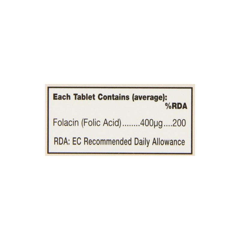 HealthAid Folic Acid 400ug (9 Month Supply) Tablets 270's