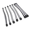 6PCS PC Extension Cable Set 30cm 24 Pin Motherboard Extension