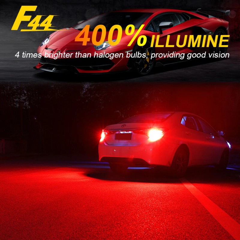 BMTxms 4x 3157 Red LED Strobe Flash Brake Tail Light